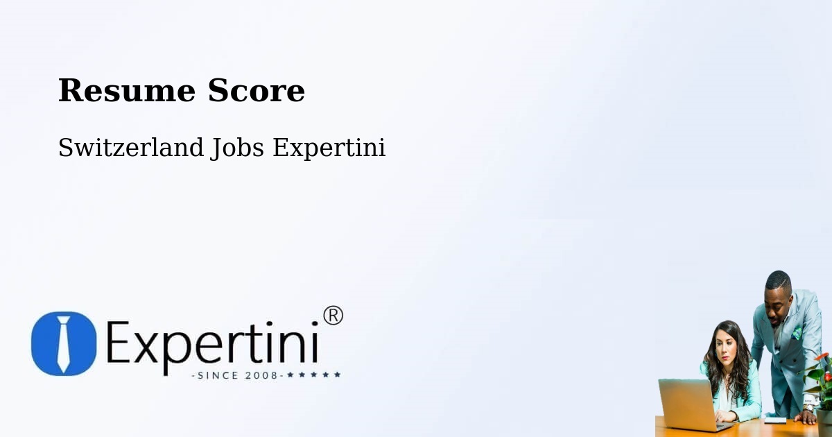 Resume Score & Job Description Match Tool – Frick - Switzerland Jobs Expertini